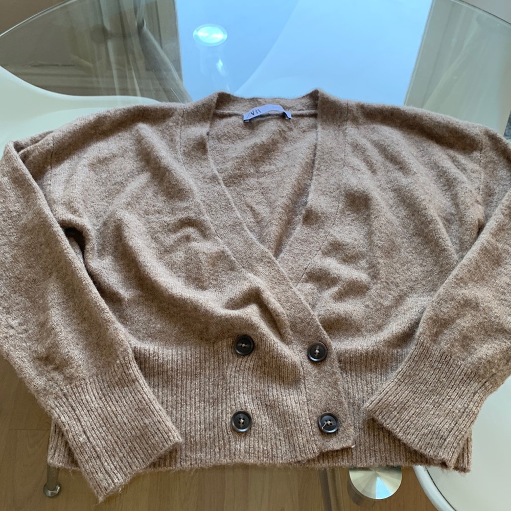 Zara cropped sweater